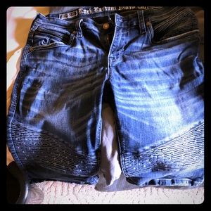 Rock Revival Moto shorts